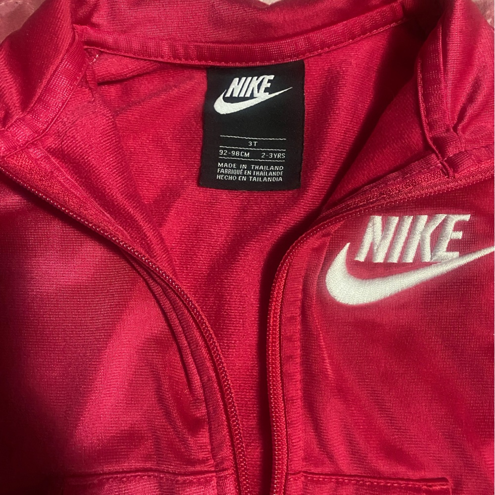 This is a one piece Nike jacket. Used three times only.